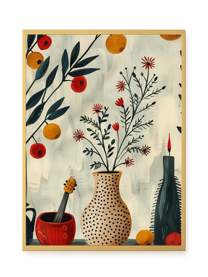 Artistic Still Life Canvas Print
