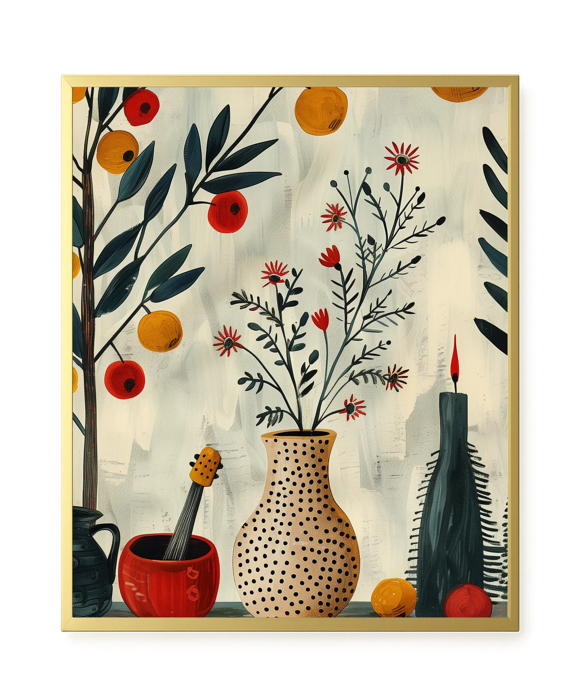 Artistic Still Life Canvas Print
