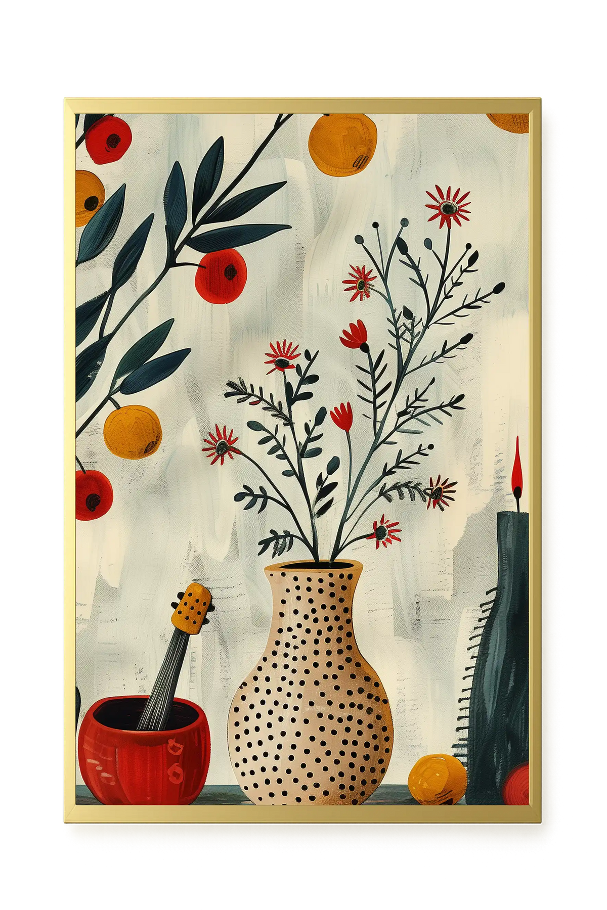 Artistic Still Life Canvas Print
