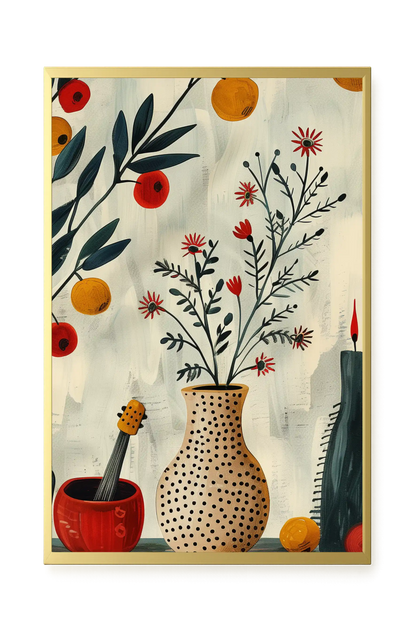Artistic Still Life Canvas Print