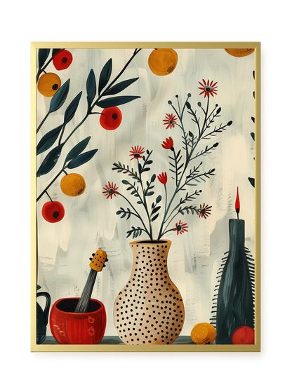 Artistic Still Life Canvas Print