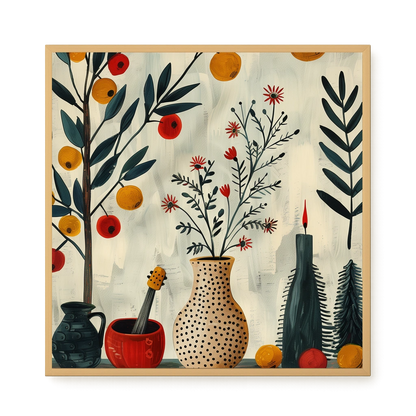 Artistic Still Life Canvas Print