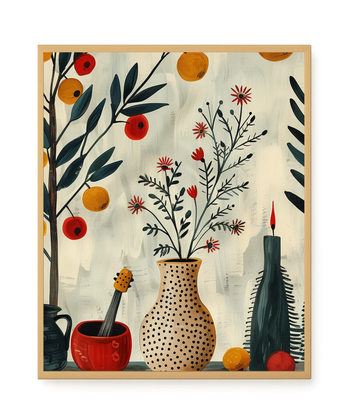 Artistic Still Life Canvas Print