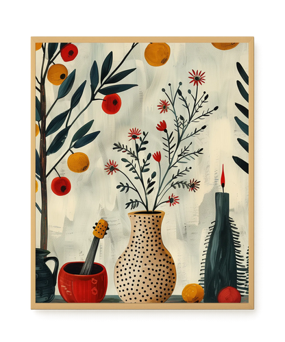 Artistic Still Life Canvas Print