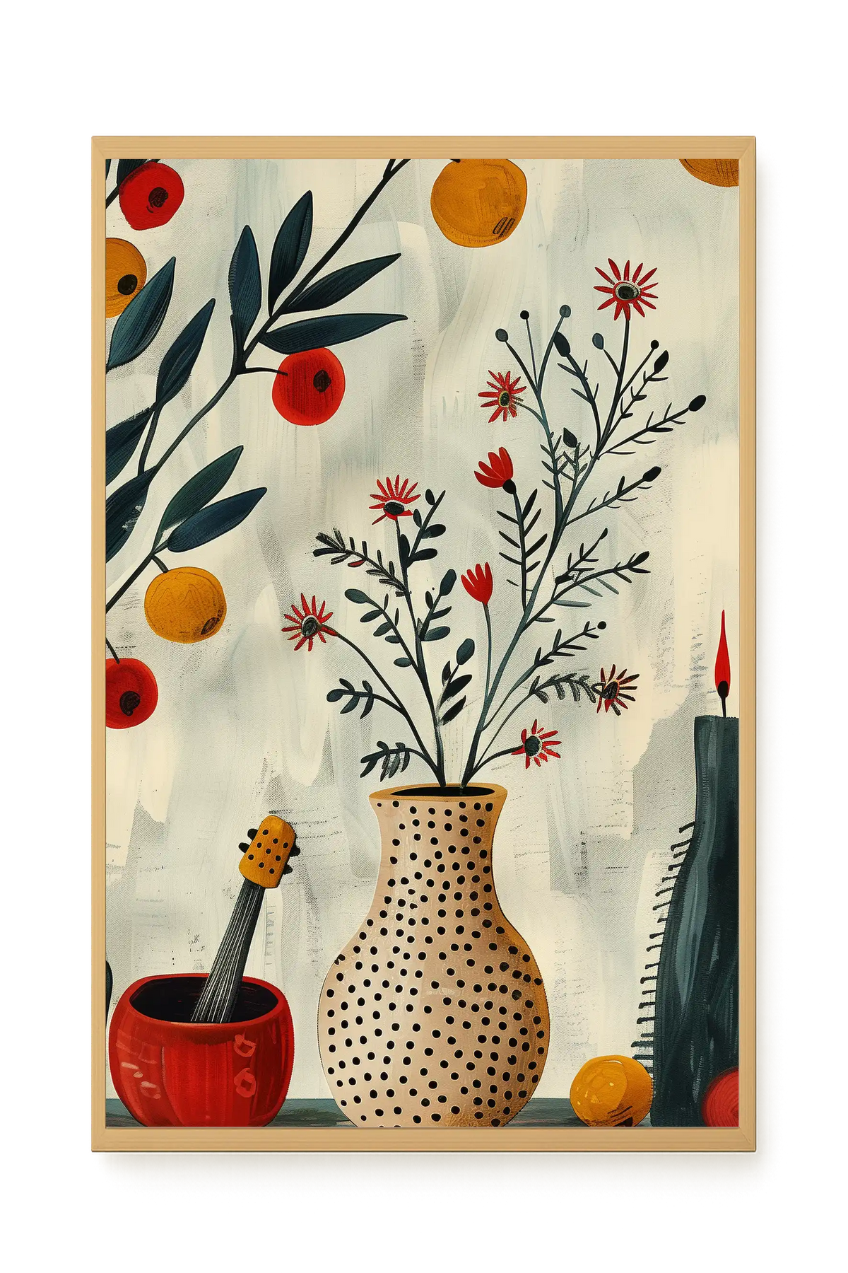 Artistic Still Life Canvas Print