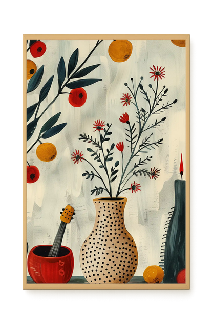 Artistic Still Life Canvas Print