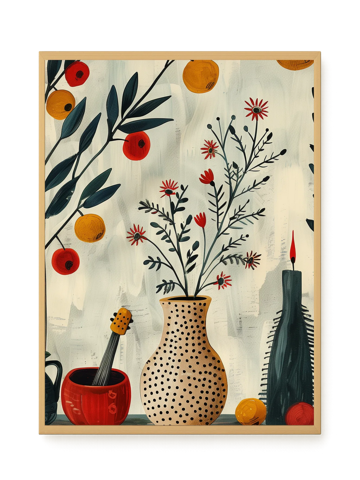 Artistic Still Life Canvas Print