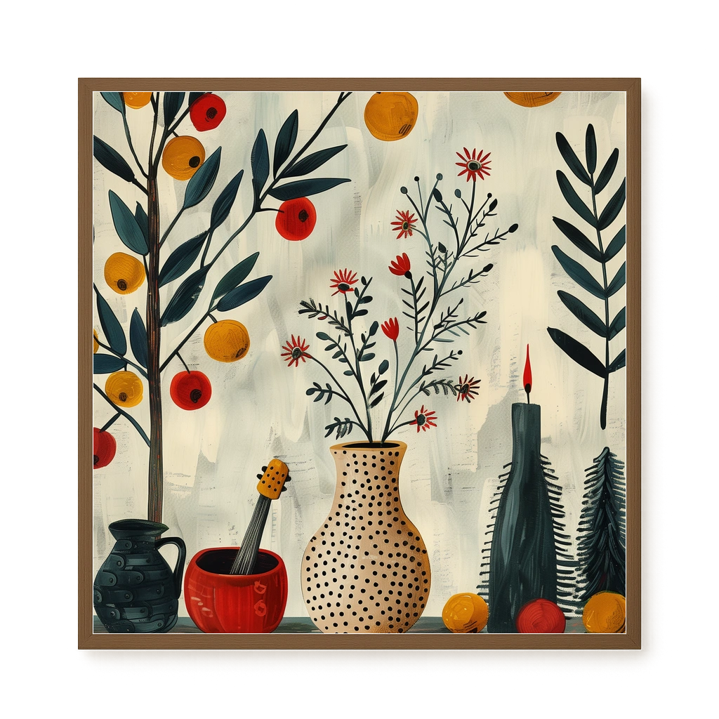 Artistic Still Life Canvas Print
