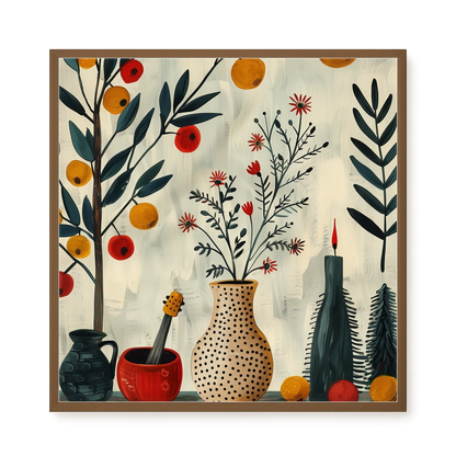 Artistic Still Life Canvas Print