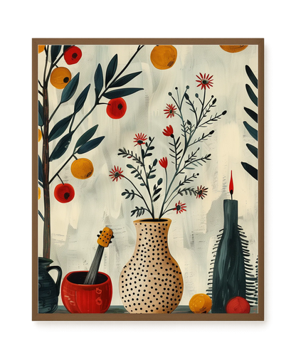 Artistic Still Life Canvas Print