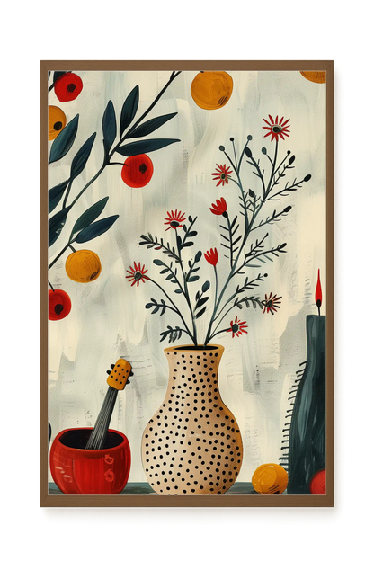Artistic Still Life Canvas Print