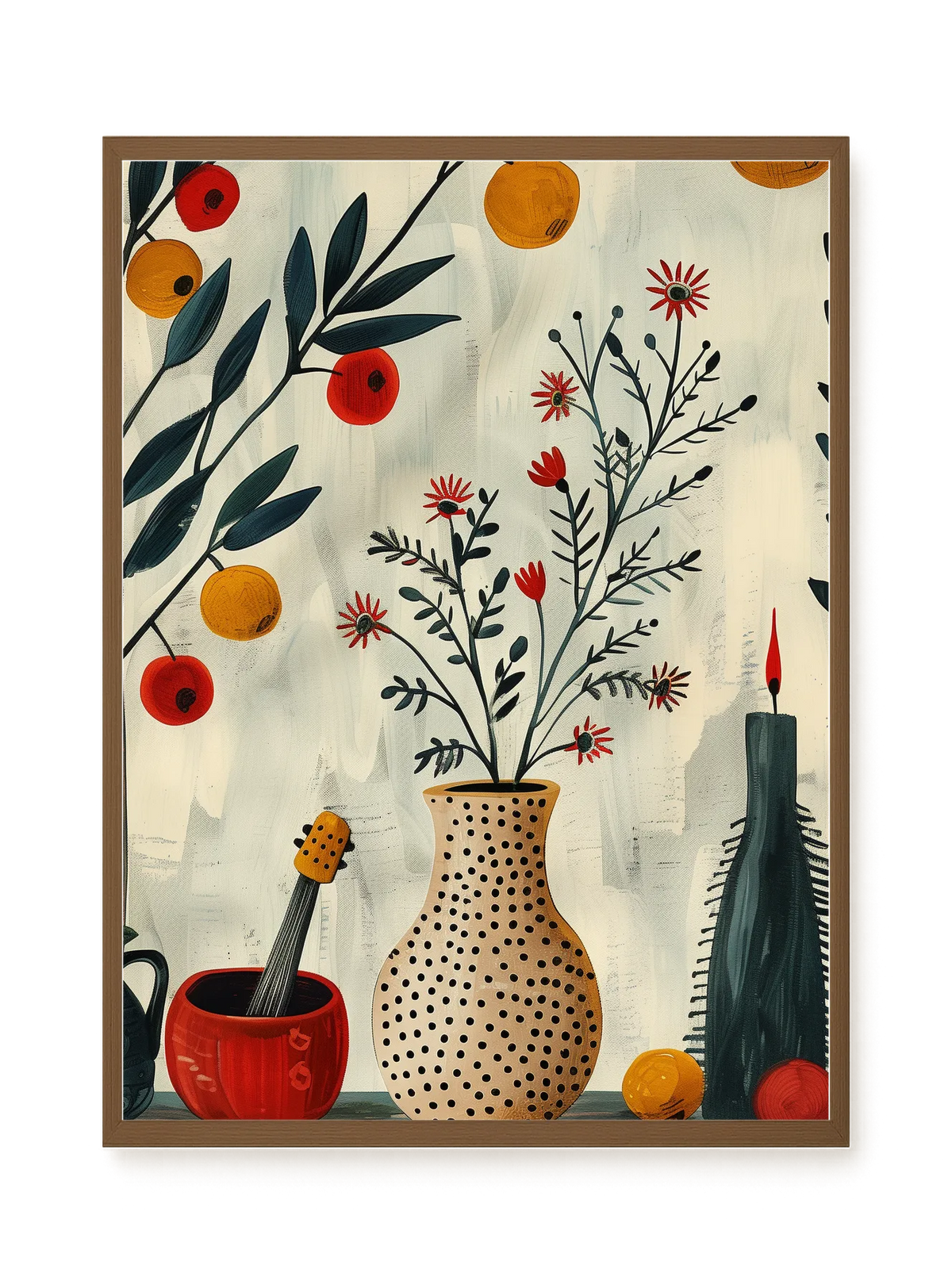 Artistic Still Life Canvas Print