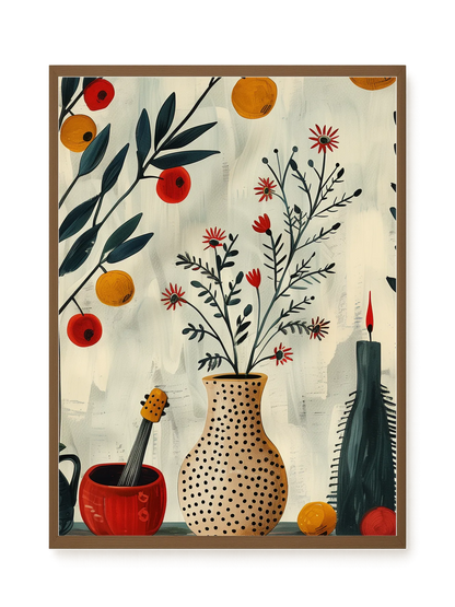 Artistic Still Life Canvas Print