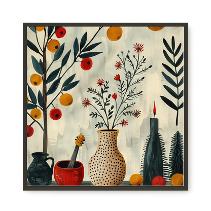 Artistic Still Life Canvas Print