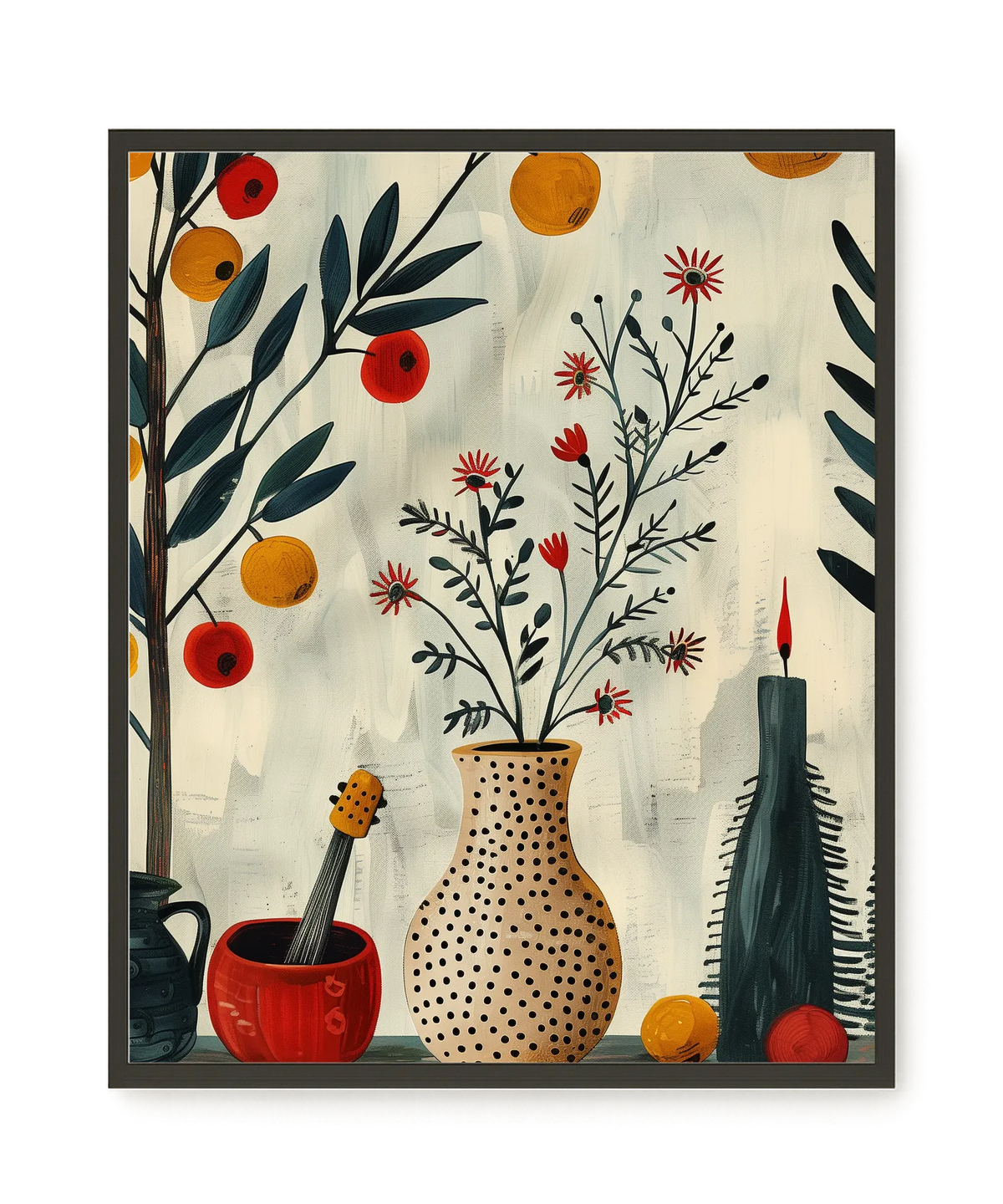 Artistic Still Life Canvas Print