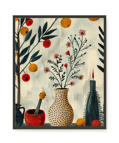 Artistic Still Life Canvas Print