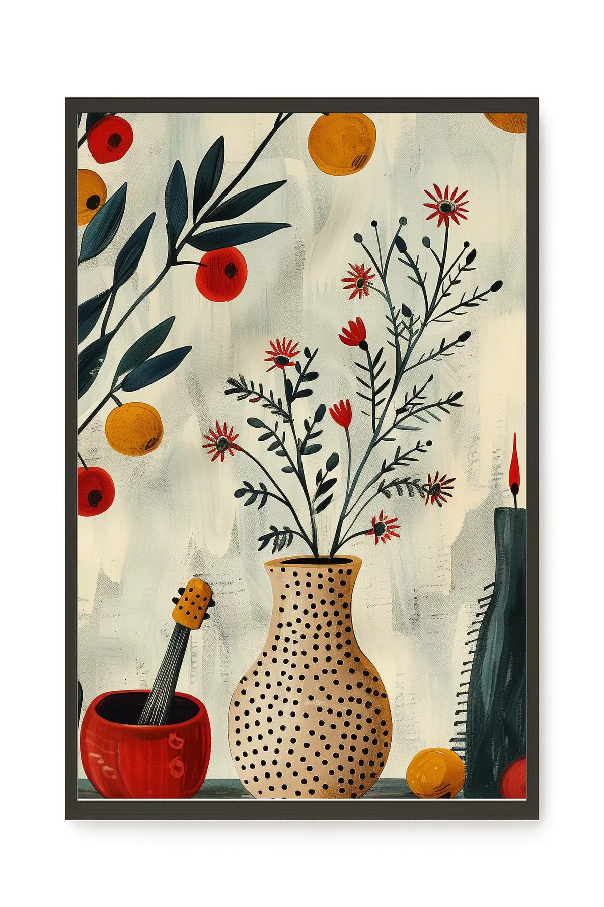 Artistic Still Life Canvas Print