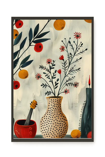 Artistic Still Life Canvas Print