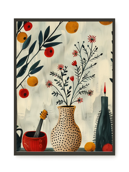 Artistic Still Life Canvas Print