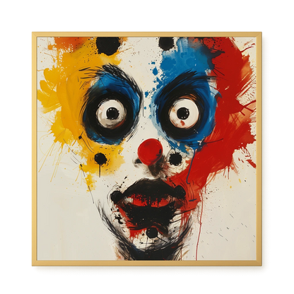 Expressive Abstract Face Canvas Print