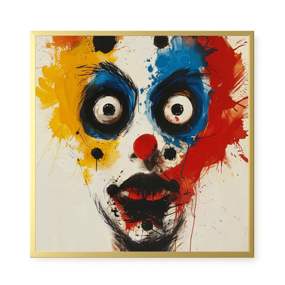 Expressive Abstract Face Canvas Print