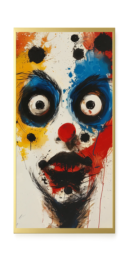Expressive Abstract Face Canvas Print
