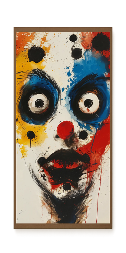 Expressive Abstract Face Canvas Print