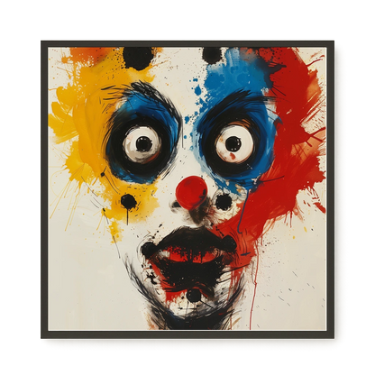 Expressive Abstract Face Canvas Print