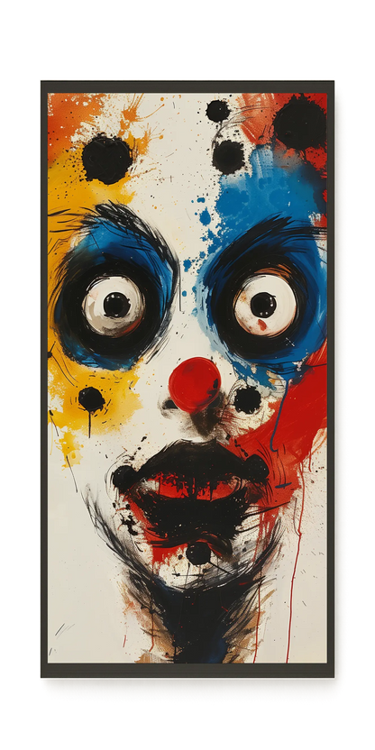 Expressive Abstract Face Canvas Print