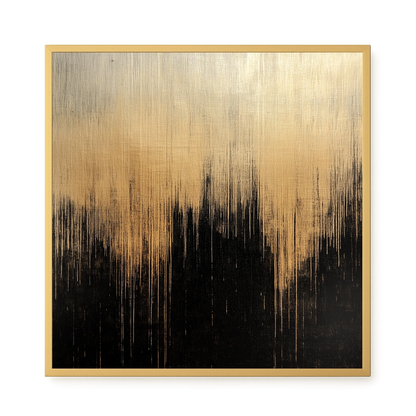 Elegant Dark Abstraction Canvas Wall Art