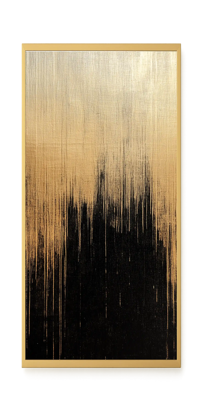 Elegant Dark Abstraction Canvas Wall Art