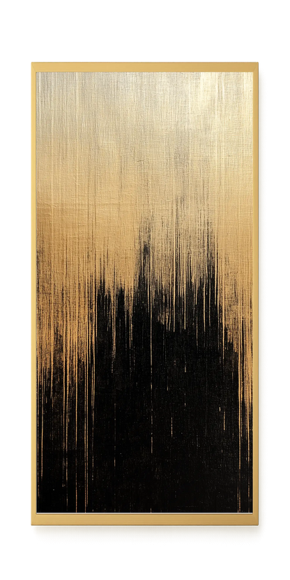 Elegant Dark Abstraction Canvas Wall Art