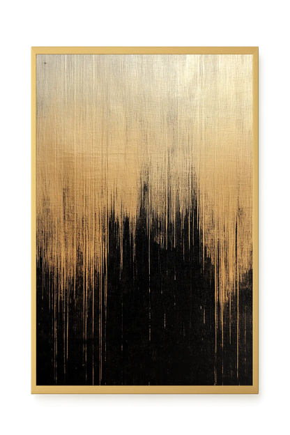 Elegant Dark Abstraction Canvas Wall Art