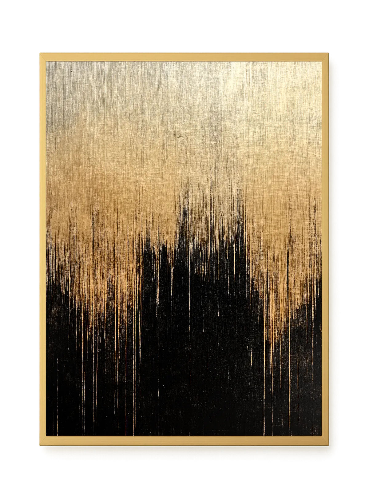 Elegant Dark Abstraction Canvas Wall Art