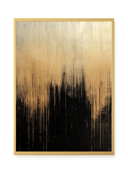 Elegant Dark Abstraction Canvas Wall Art