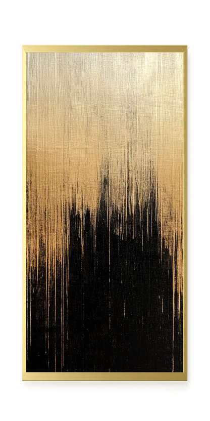 Elegant Dark Abstraction Canvas Wall Art