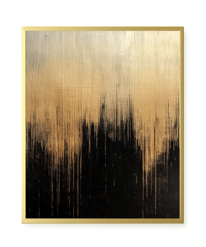 Elegant Dark Abstraction Canvas Wall Art
