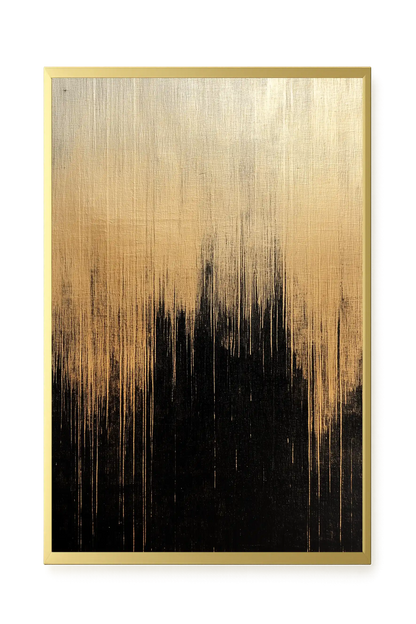 Elegant Dark Abstraction Canvas Wall Art
