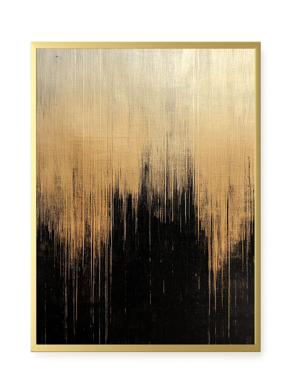 Elegant Dark Abstraction Canvas Wall Art
