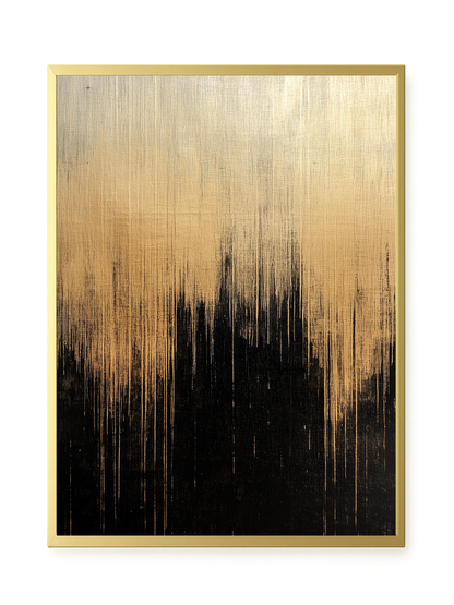 Elegant Dark Abstraction Canvas Wall Art