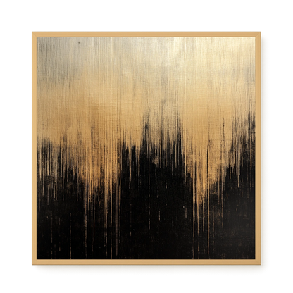 Elegant Dark Abstraction Canvas Wall Art