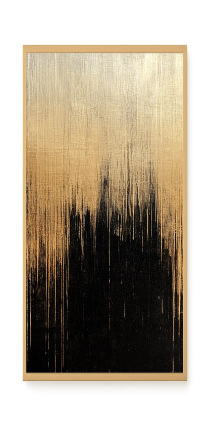 Elegant Dark Abstraction Canvas Wall Art