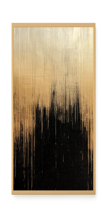 Elegant Dark Abstraction Canvas Wall Art