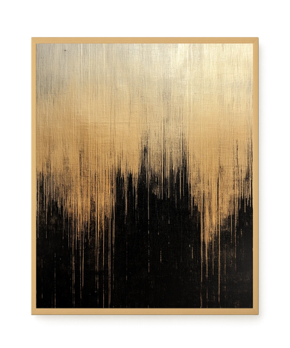 Elegant Dark Abstraction Canvas Wall Art