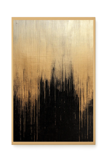 Elegant Dark Abstraction Canvas Wall Art