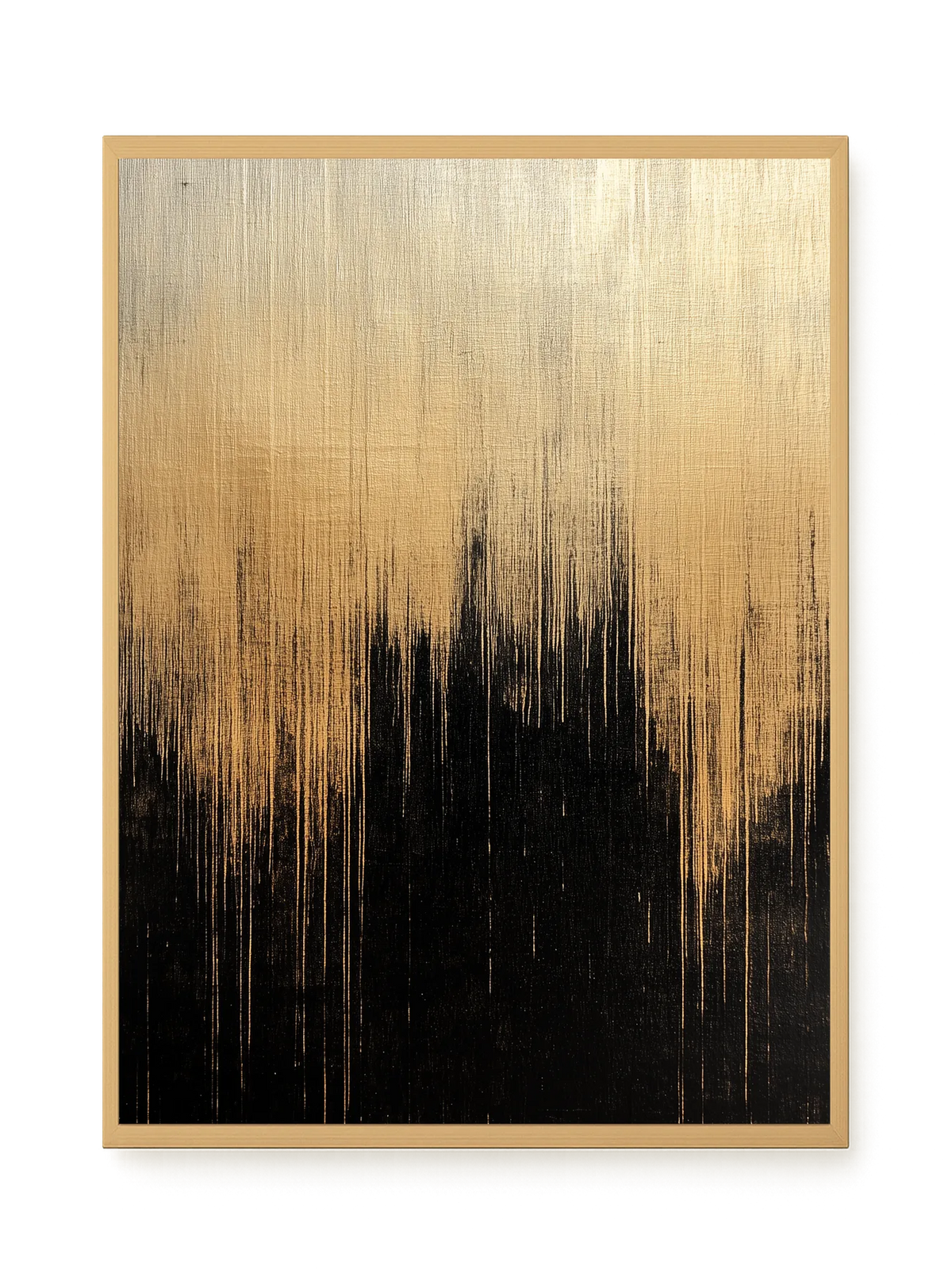 Elegant Dark Abstraction Canvas Wall Art