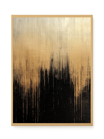Elegant Dark Abstraction Canvas Wall Art