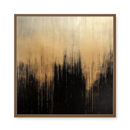 Elegant Dark Abstraction Canvas Wall Art
