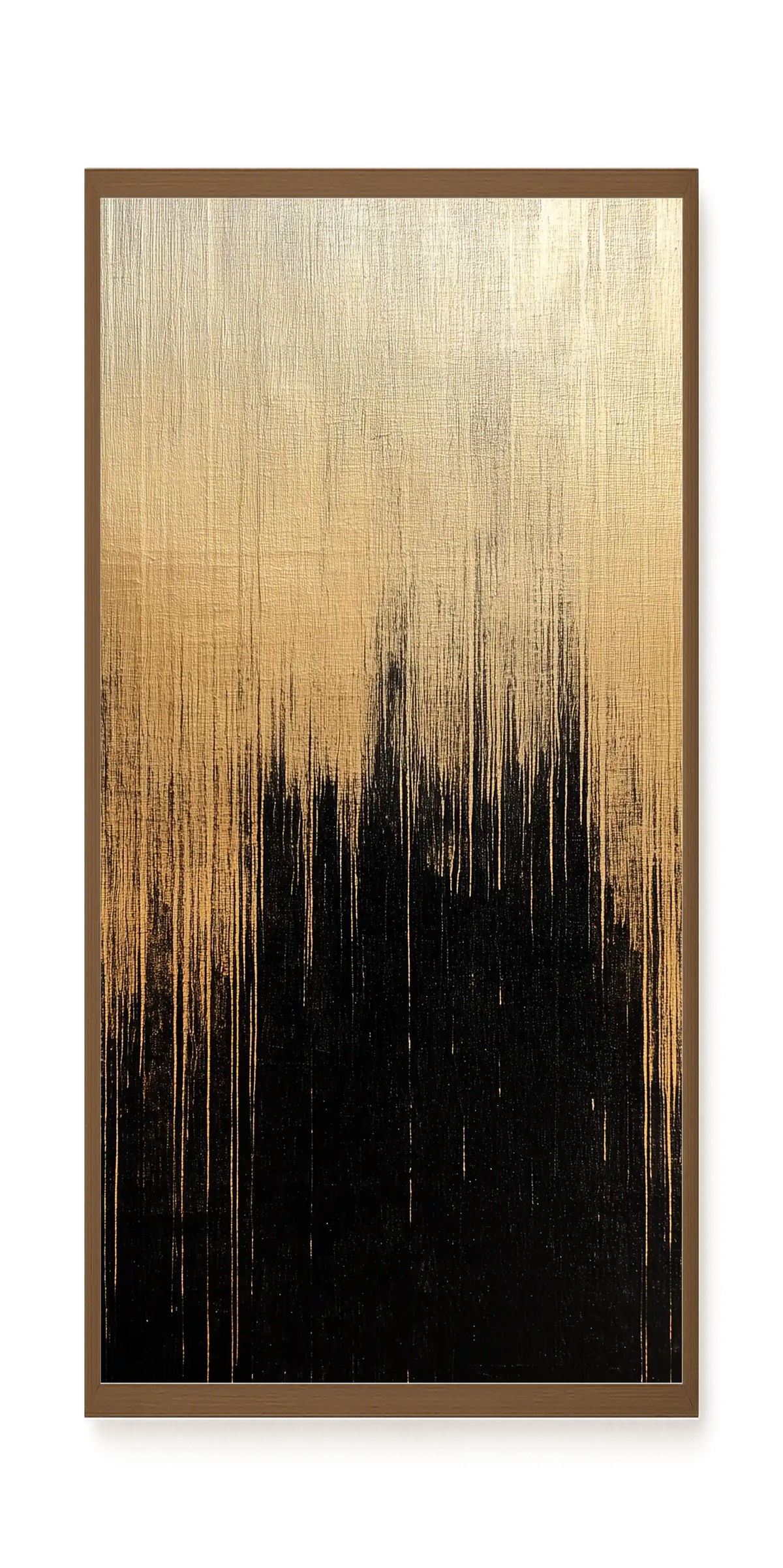 Elegant Dark Abstraction Canvas Wall Art