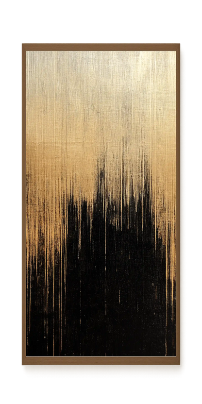Elegant Dark Abstraction Canvas Wall Art